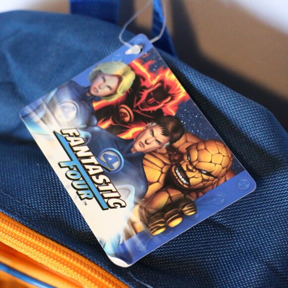 Marvel's Fantastic Four "The Thing" Backpack, with Small Pouch, Blue - Picture 11 of 12